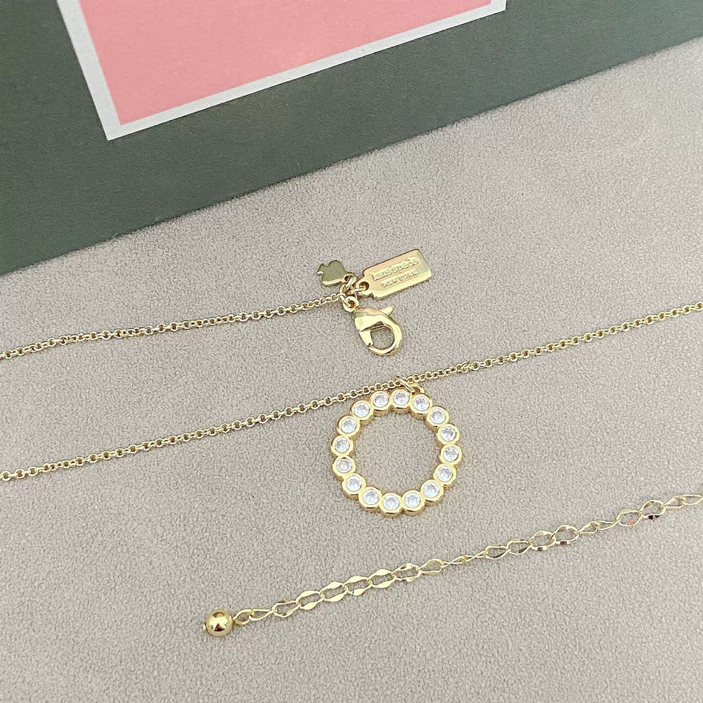 kate spade Geometric Rhinestone Necklace - Picture 4 of 6